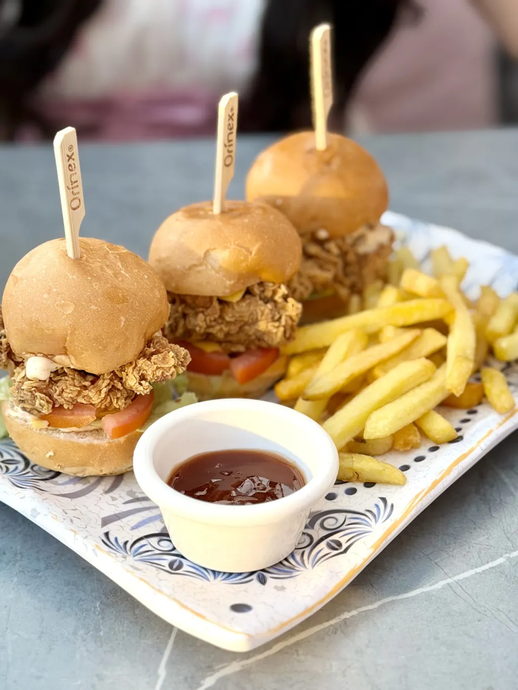 ميني برغر دجاج