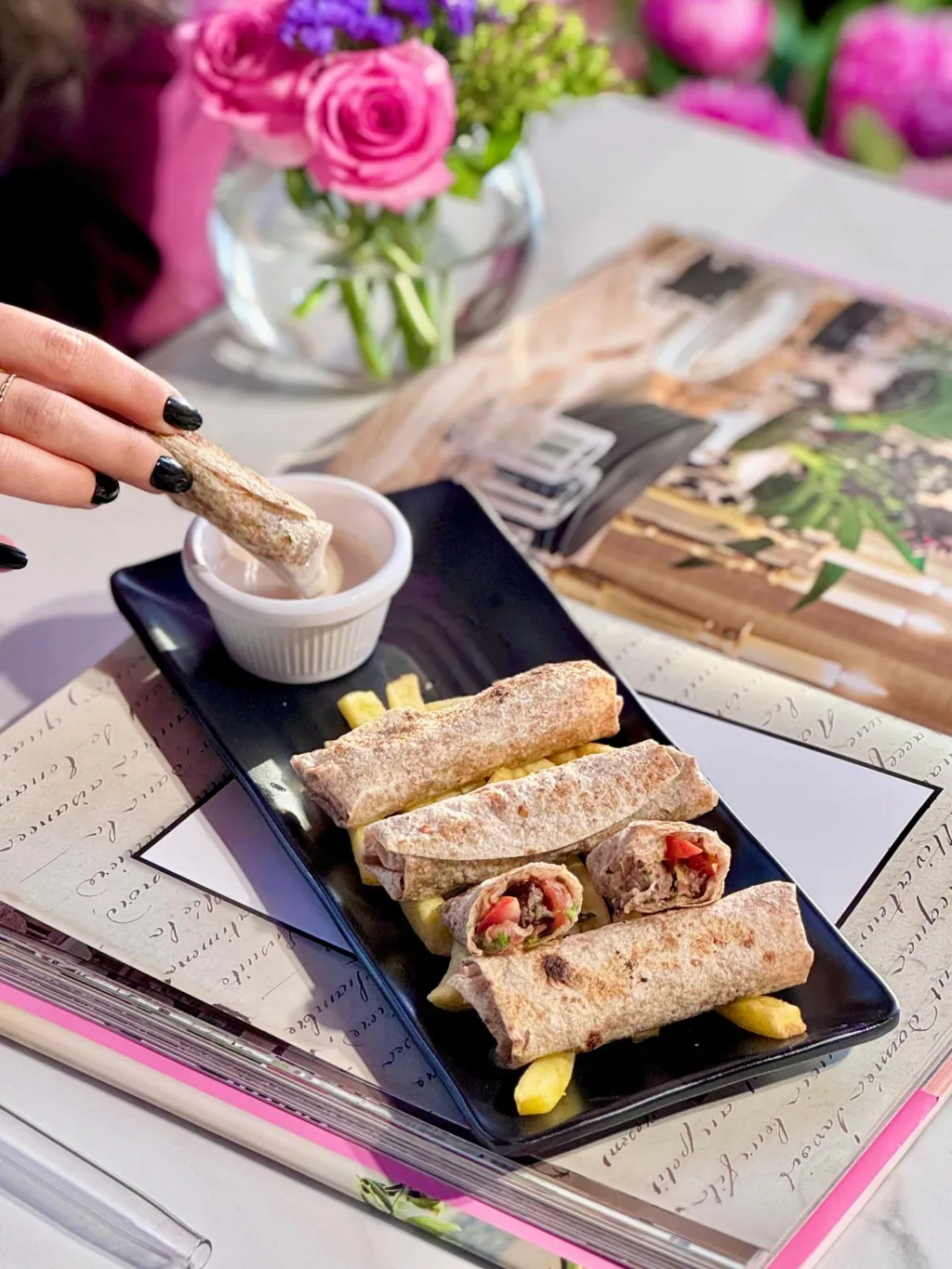 ميني ساندويش شاورما لحم