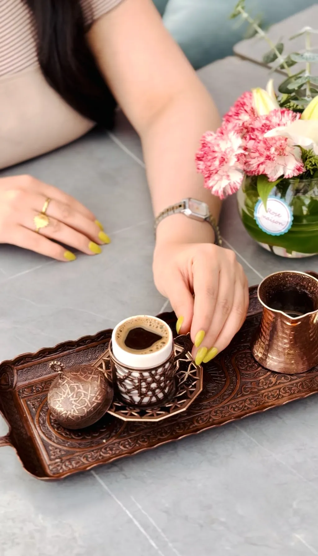 قهوة تركية دبل